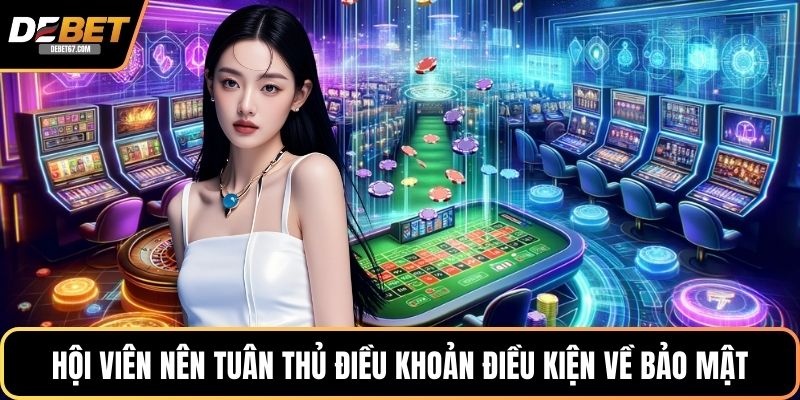 Hội viên nên tuân thủ điều khoản điều kiện về bảo mật