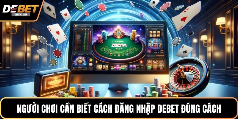 Người chơi cần biết cách đăng nhập DEBET đúng cách