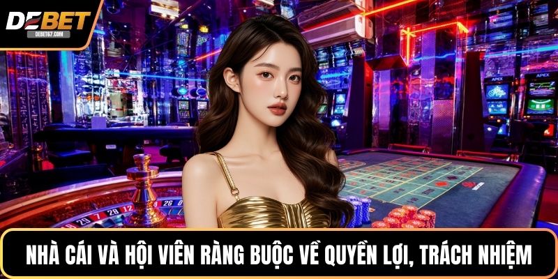 Nhà cái và hội viên có ràng buộc về quyền lợi, trách nhiệm